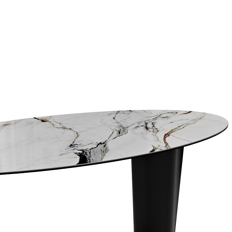 Grande table à manger GOLIATH en céramique 260 ou 280 cm, 4 finitions Akante