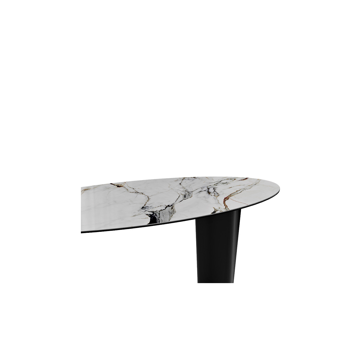 Grande table à manger GOLIATH en céramique 260 ou 280 cm, 4 finitions Akante