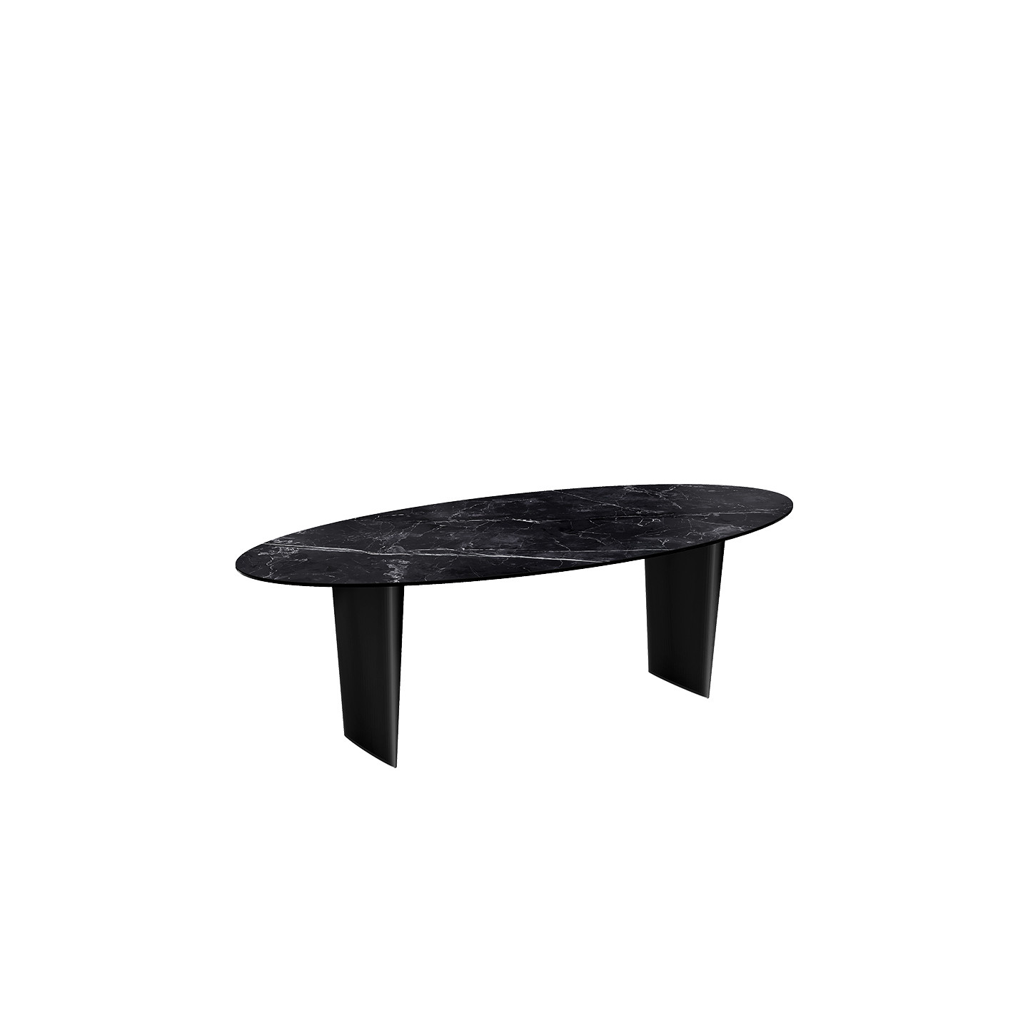 Grande table à manger GOLIATH en céramique 260 ou 280 cm, 4 finitions Akante