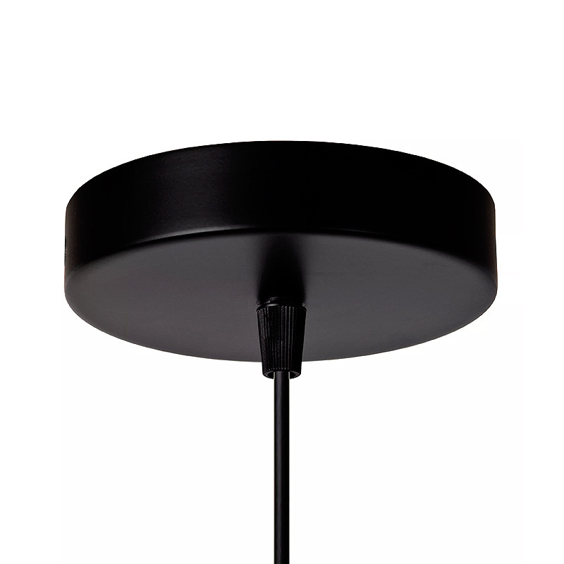 Suspension noire design MADUKA NOIR Lucide