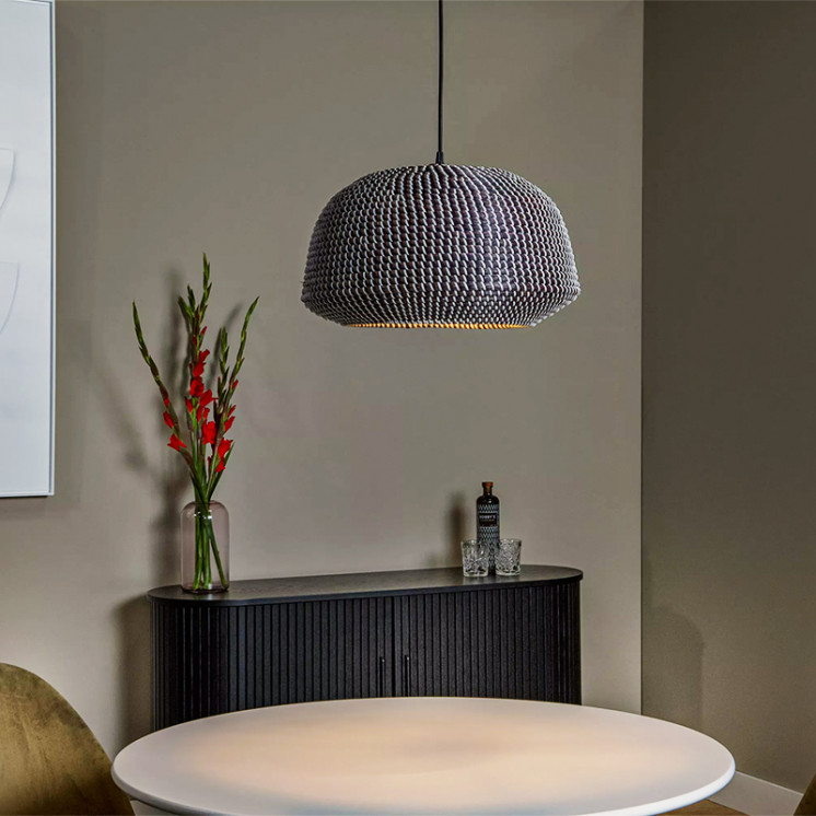 Suspension noire design MADUKA NOIR Lucide