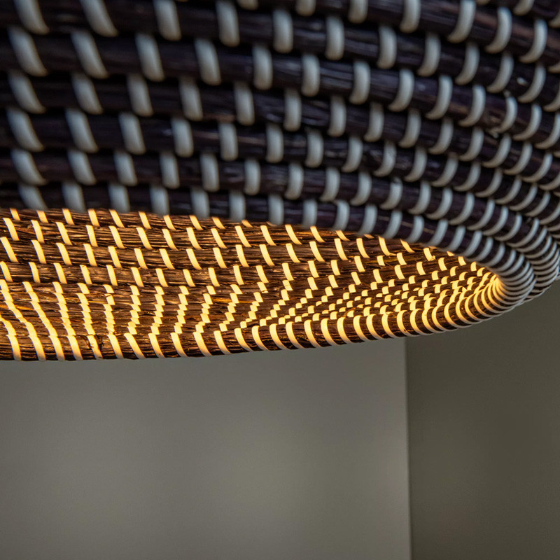 Suspension noire design MADUKA NOIR Lucide