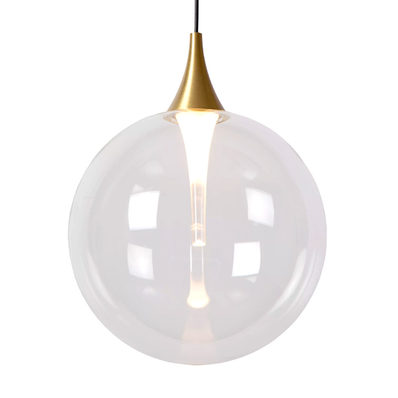 Suspension pour escalier GISELA TRANSPARENT, 12 lampes Lucide