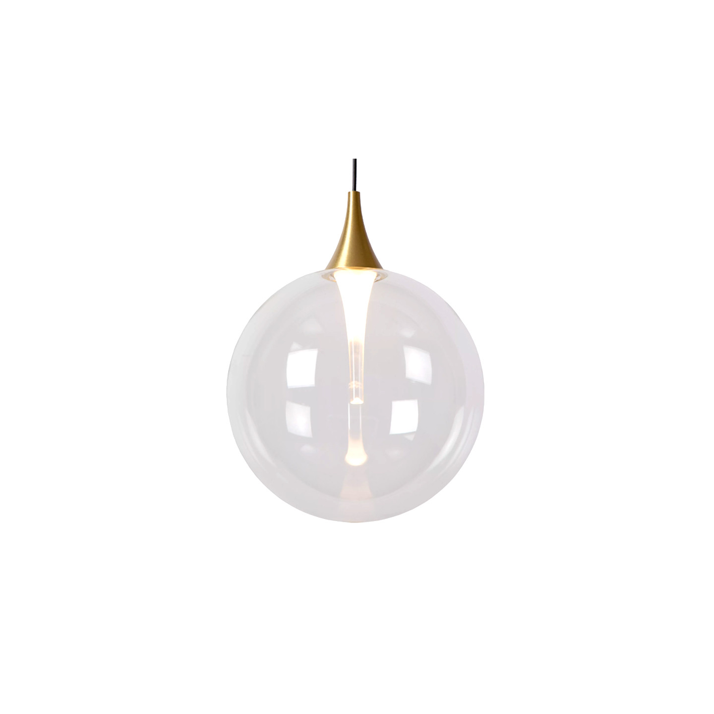 Suspension pour escalier GISELA TRANSPARENT, 12 lampes Lucide