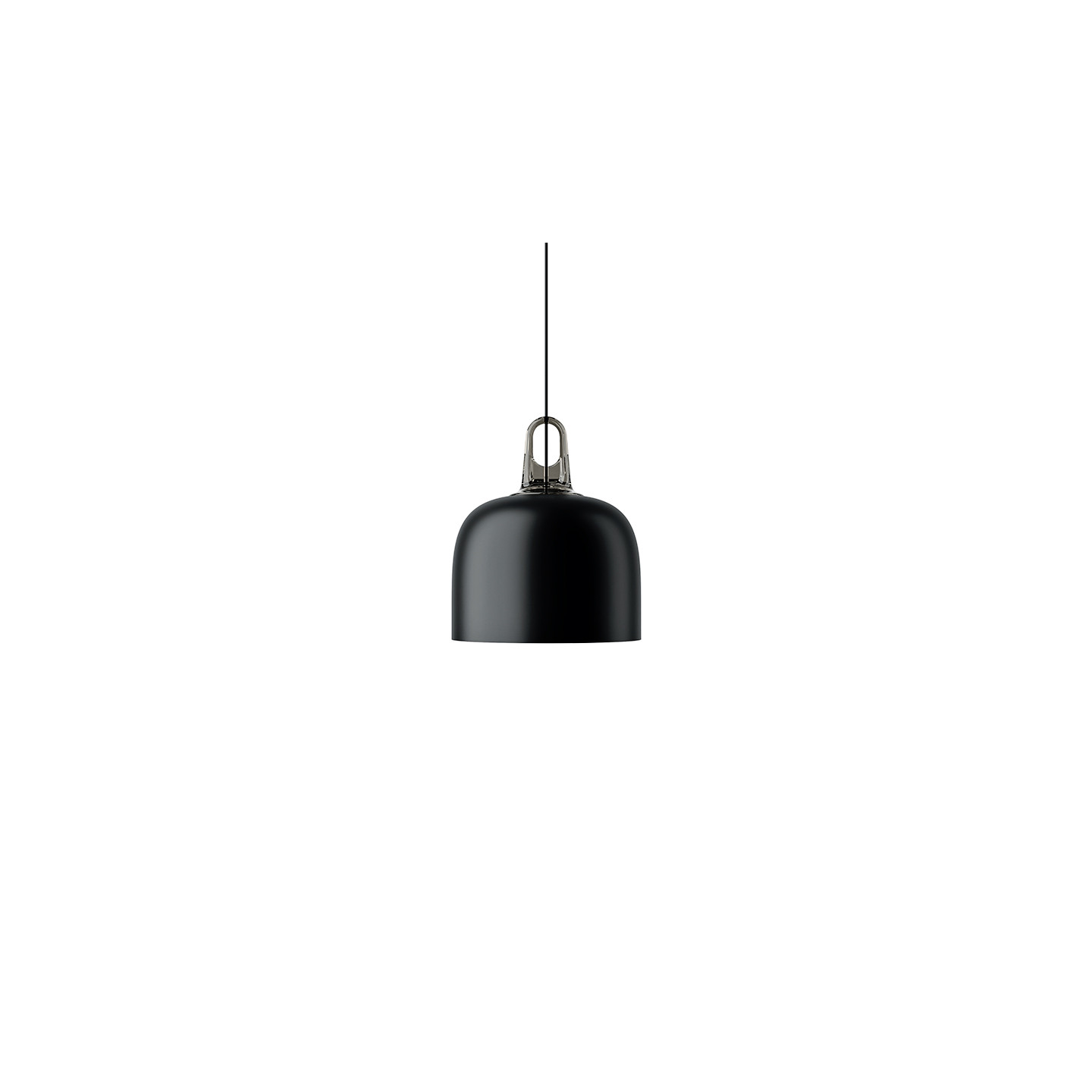 Suspension métal JIM BELL, noir ou champagne Lodes