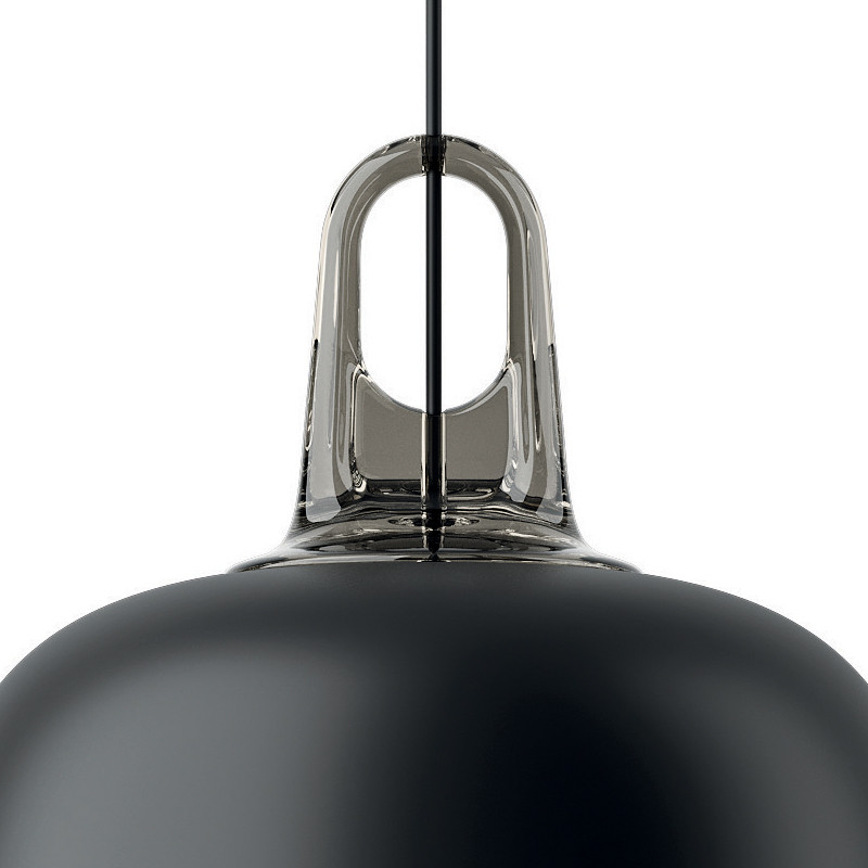 Suspension métal JIM BELL, noir ou champagne Lodes