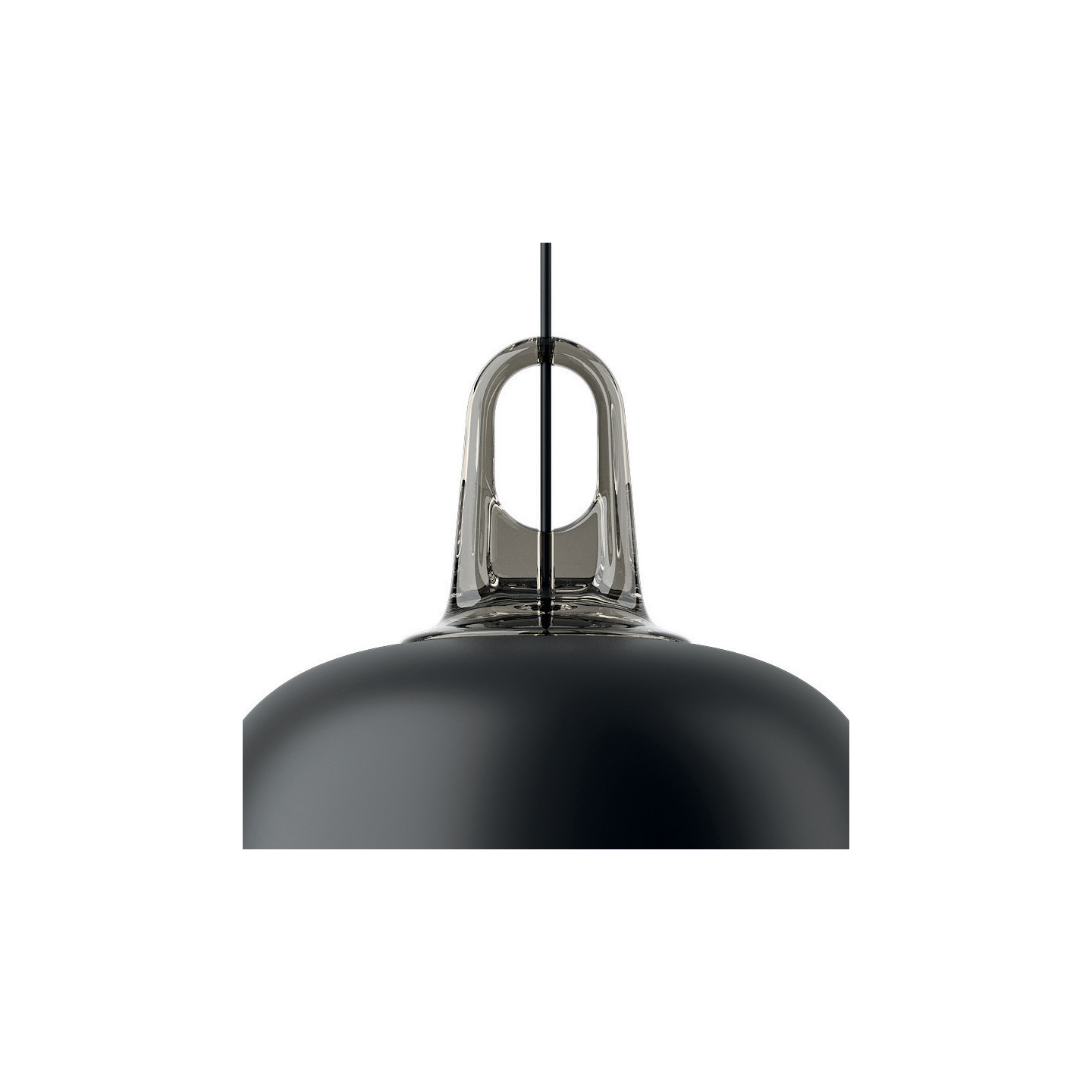 Suspension métal JIM BELL, noir ou champagne Lodes