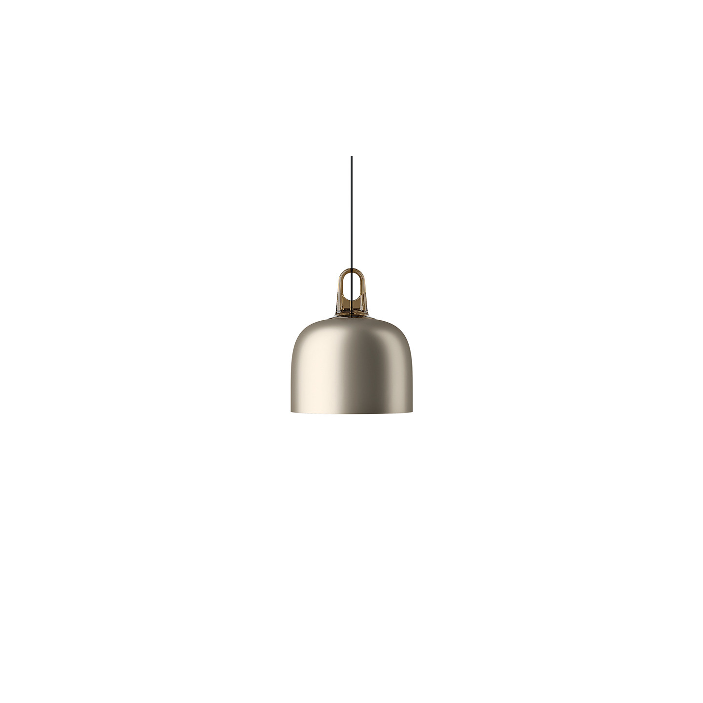 Suspension métal JIM BELL, noir ou champagne Lodes