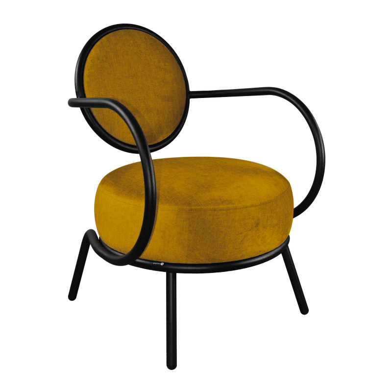 Fauteuil en velours JOSEPHINE, 4 coloris Resistub Productions