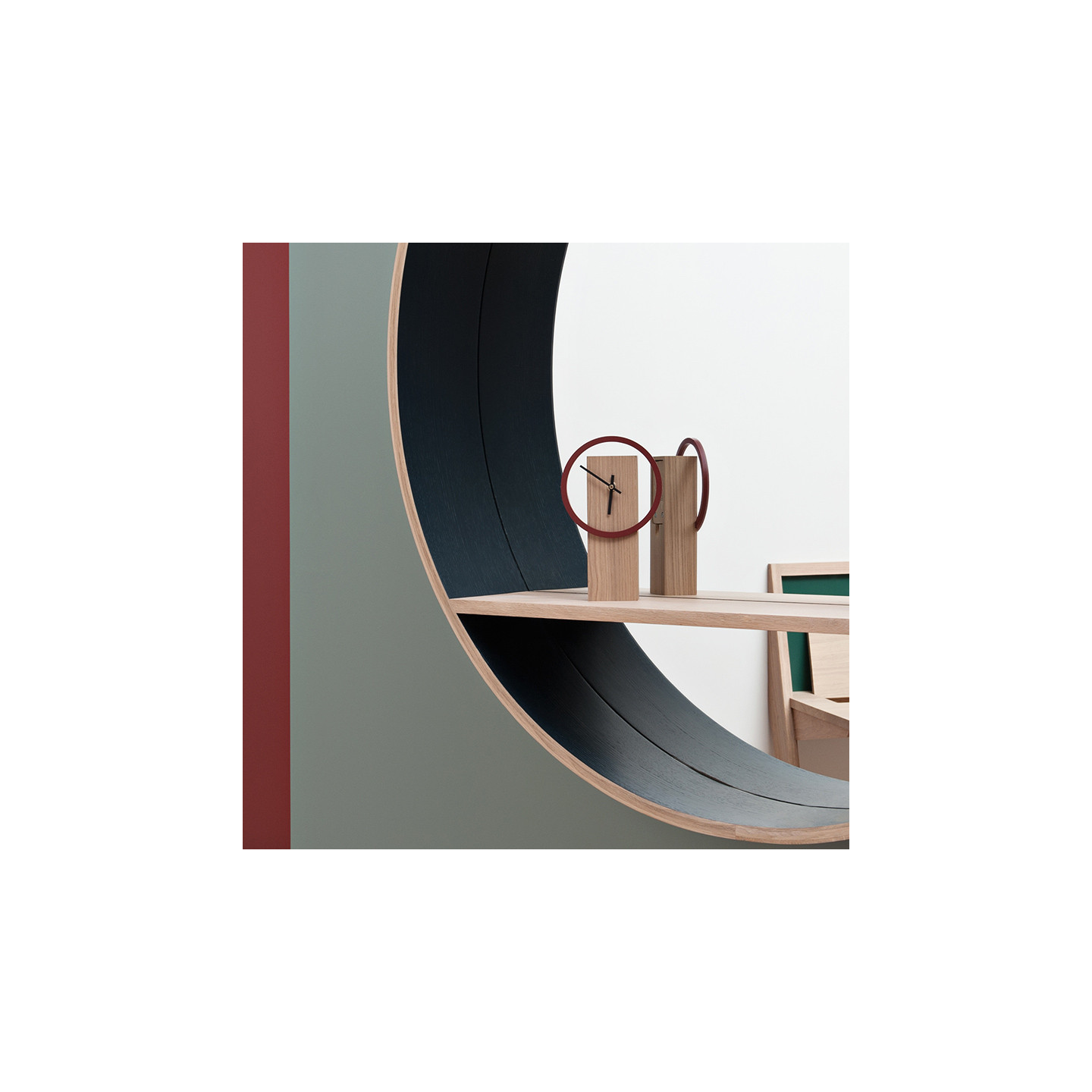 Miroir chêne massif M125, 11 coloris Drugeot Manufacture