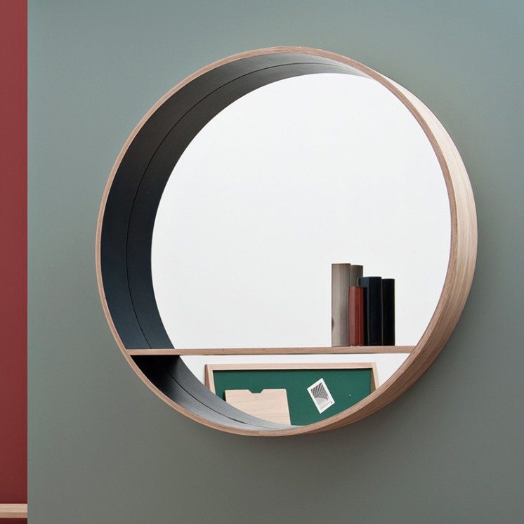 Miroir chêne massif M125, 11 coloris Drugeot Manufacture