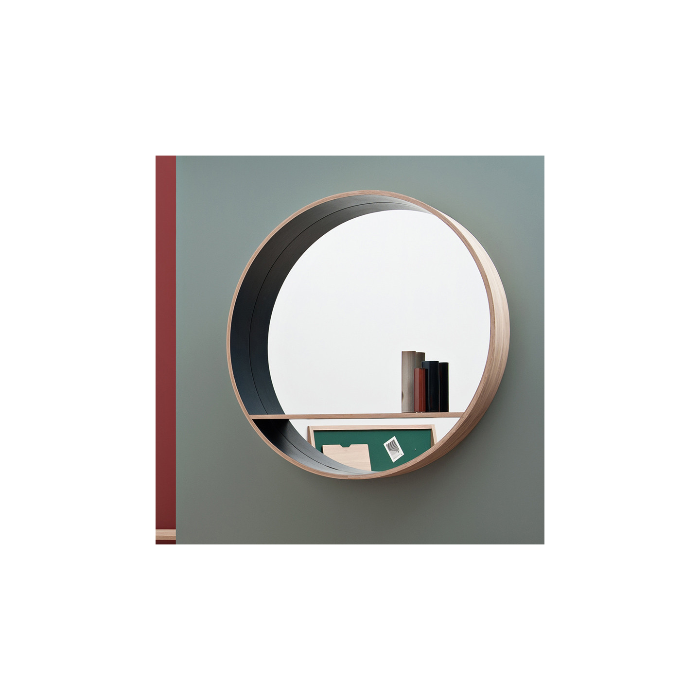 Miroir chêne massif M125, 11 coloris Drugeot Manufacture