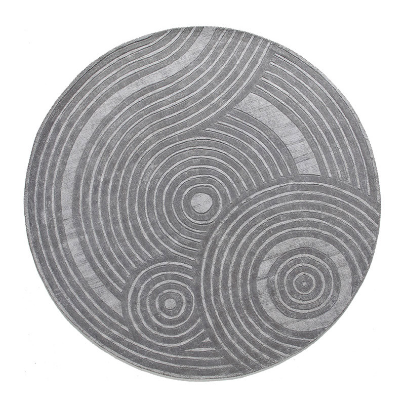 Tapis rond pour salon ZEN ROUND Ø200, 3 coloris Sitap Carpet Couture Italia