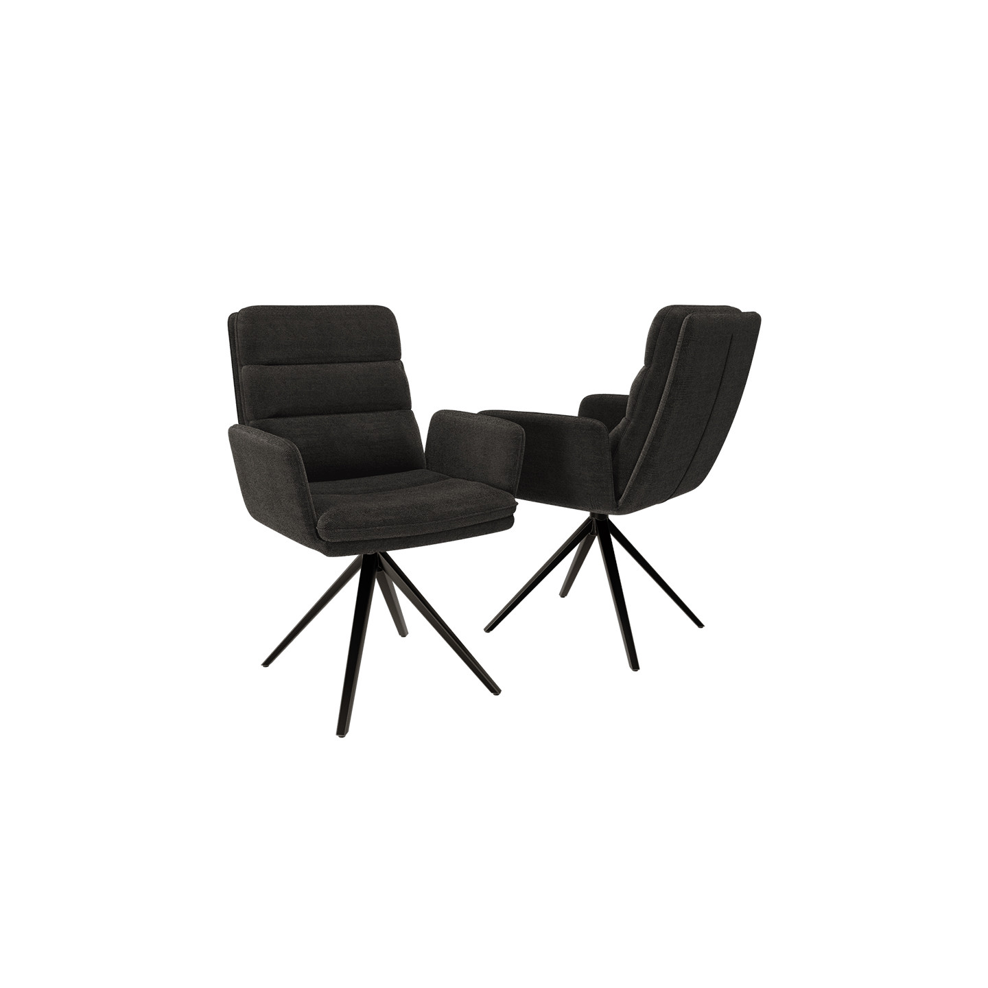 Chaise tournante HELSINKI, 7 coloris Akante