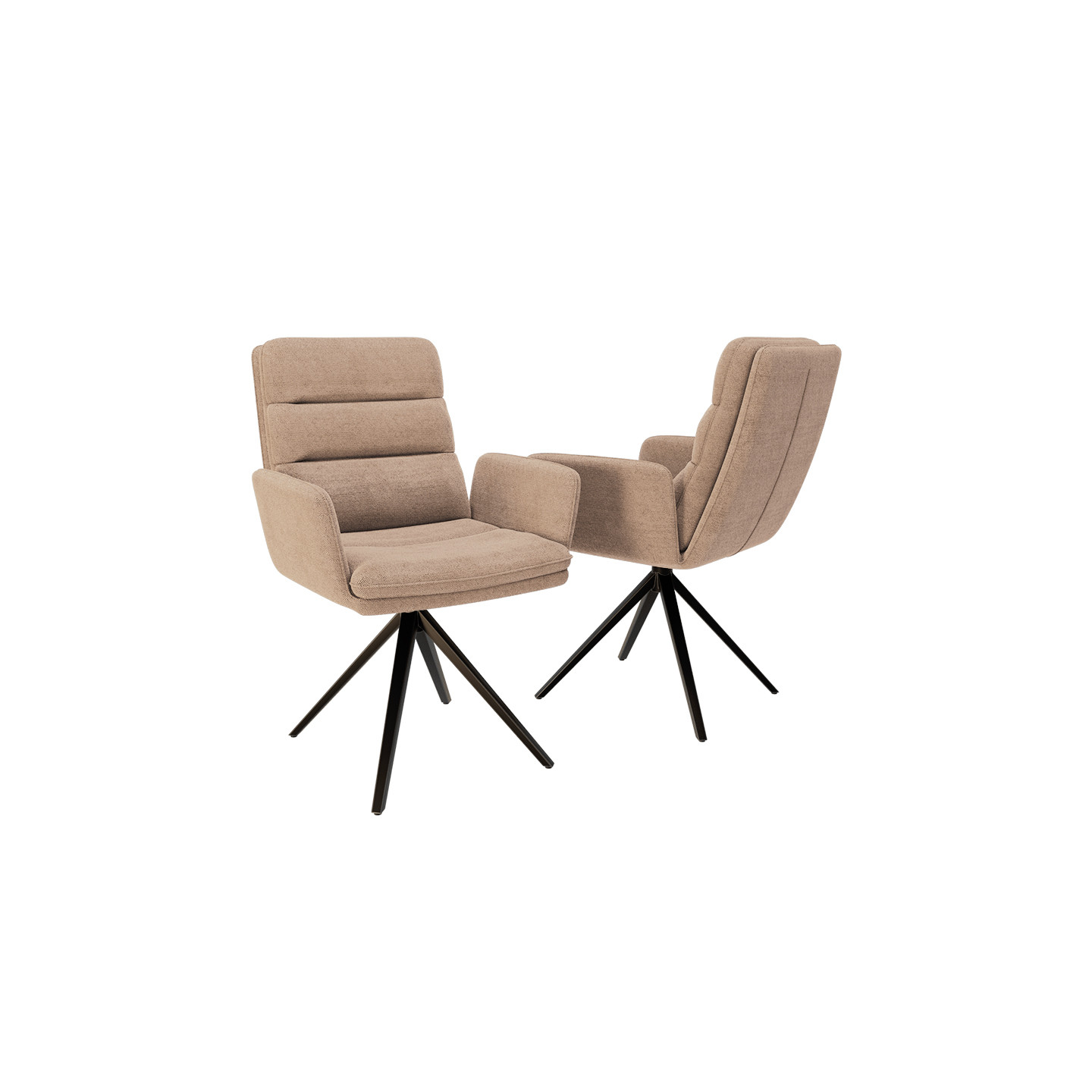 Chaise tournante HELSINKI, 7 coloris Akante