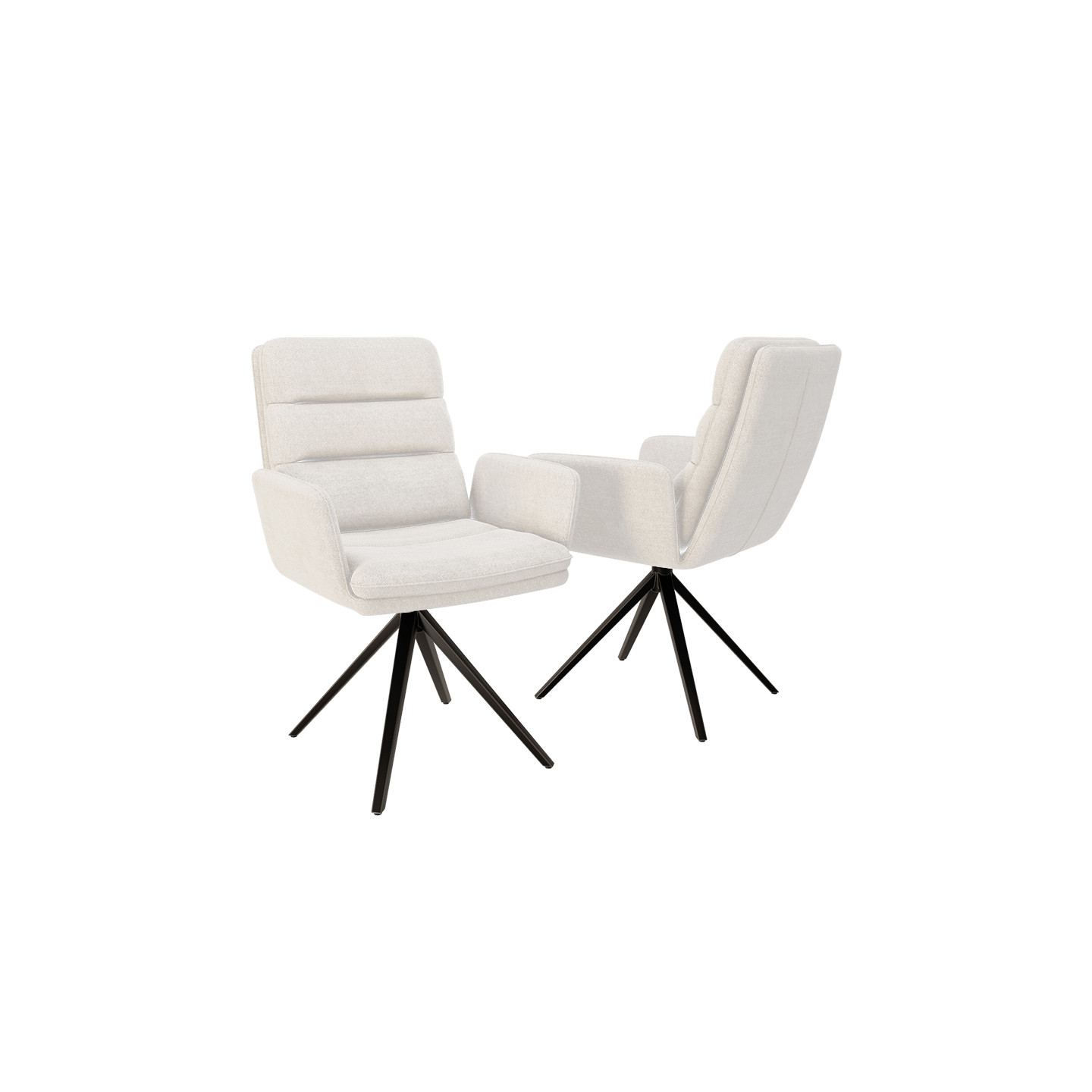 Chaise tournante HELSINKI, 7 coloris Akante