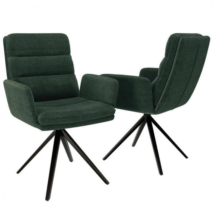 Chaise tournante HELSINKI, 7 coloris Akante