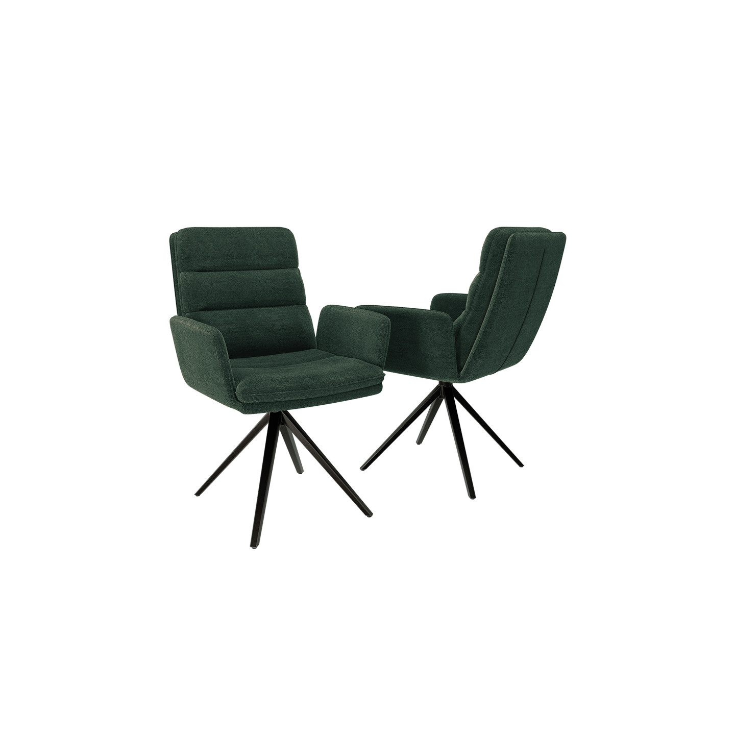 Chaise tournante HELSINKI, 7 coloris Akante