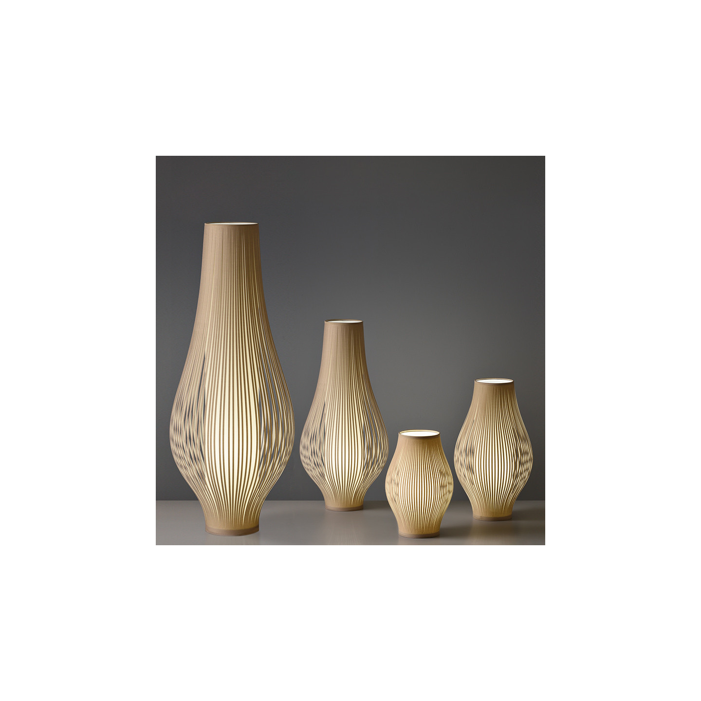 Lampadaire tissu MIRTA PIERRE Acb Lighting