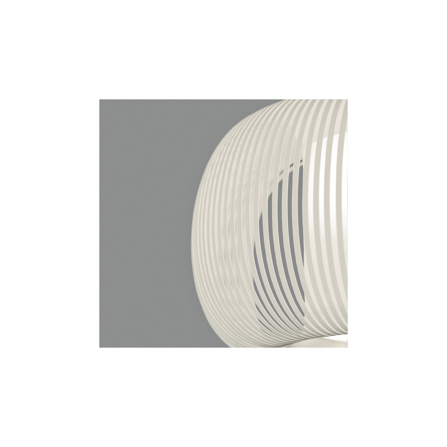 Suspension tissu blanc MIRTA Ø 38 ou 45 cm Acb Lighting