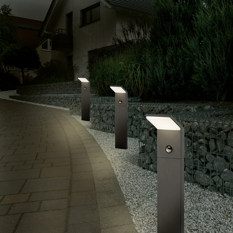Potelet led extérieur PEARL avec ou sans détecteur Trio Lighting