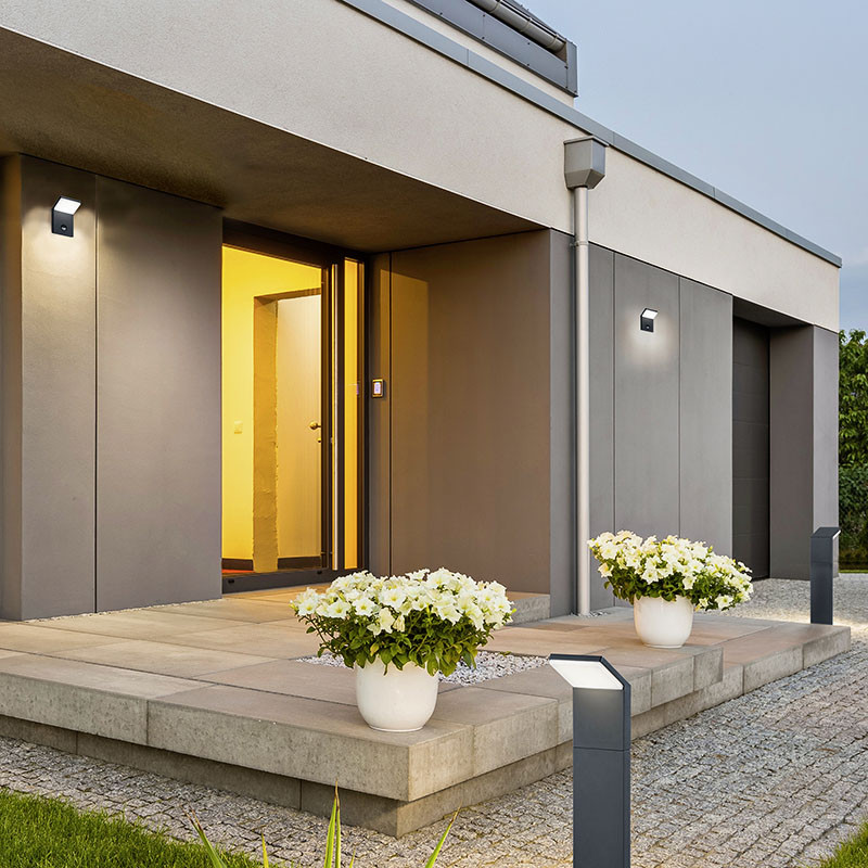 Applique murale extérieure led PEARL avec ou sans détecteur Trio Lighting