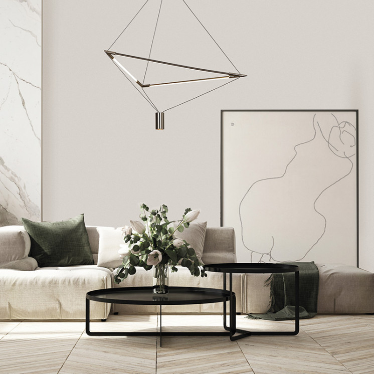Suspension luminaire design ELECTRA, 2 tailles Mantra Iluminacion
