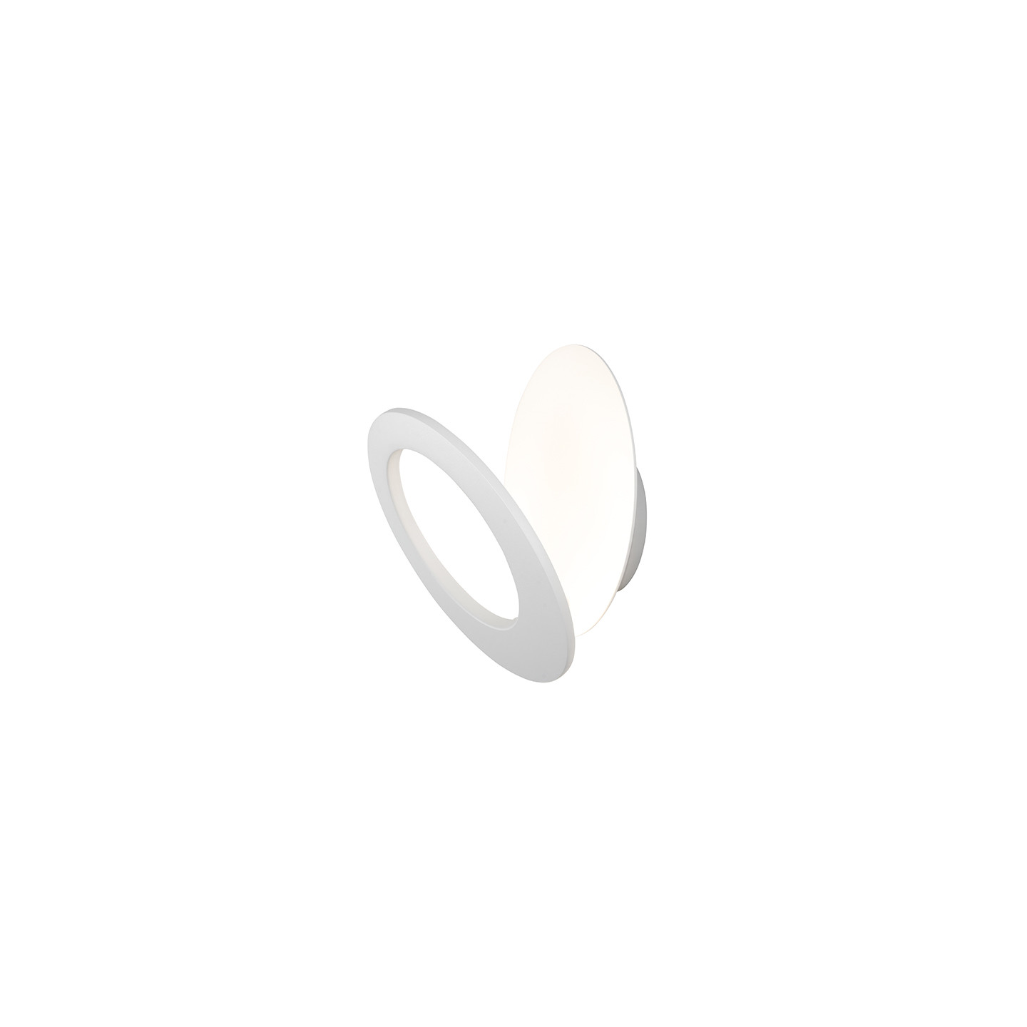 Applique murale ronde TORONTO noir ou blanc, 2 tailles Mantra Iluminacion
