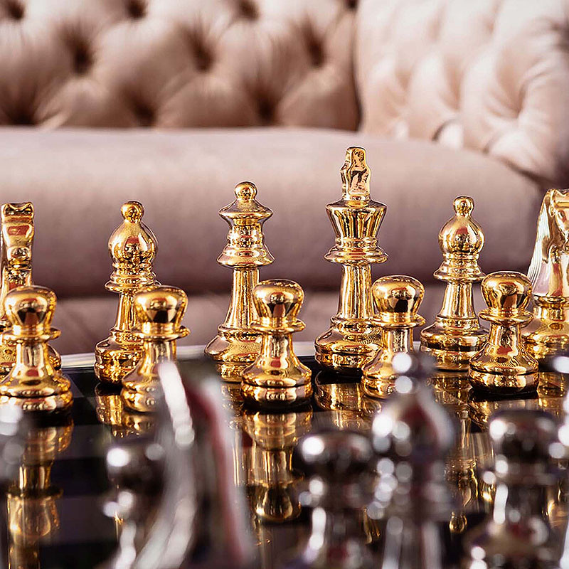 Echiquier design CHESS, 2 finitions Kare Design