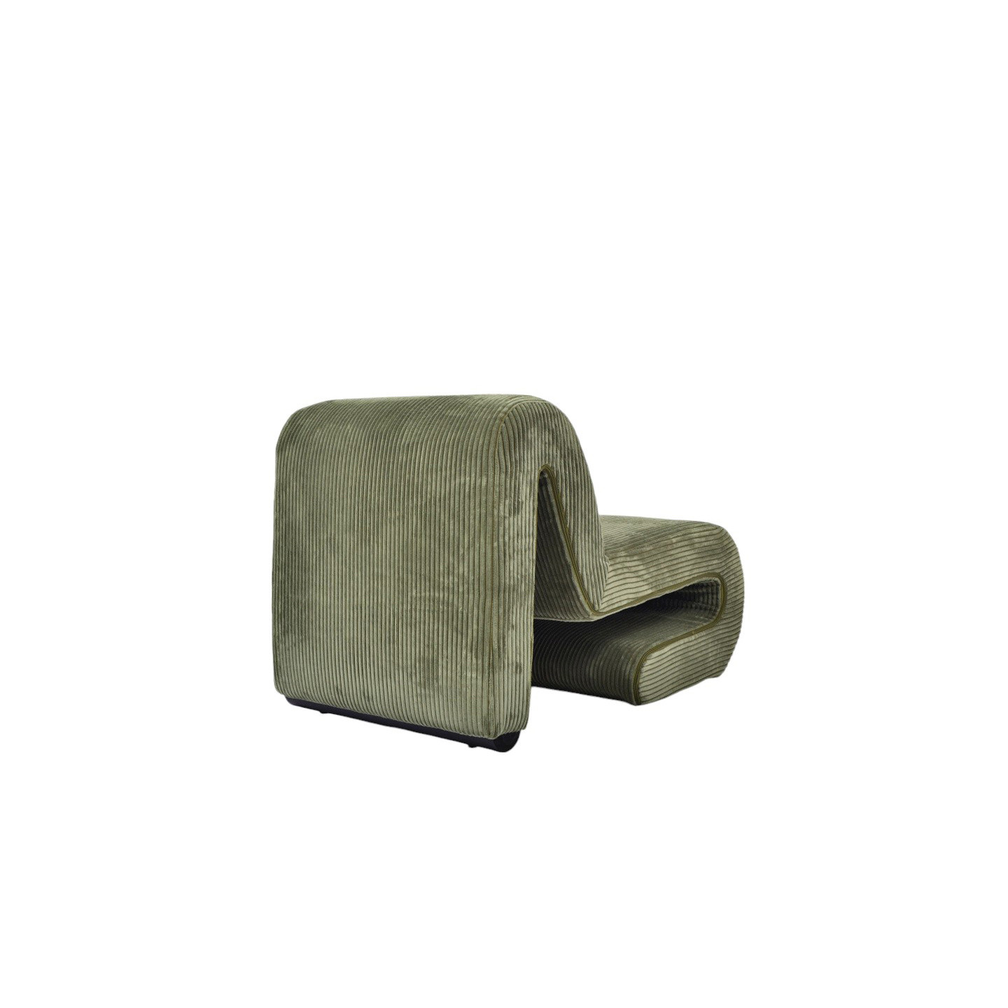 Fauteuil velours design A35, 3 coloris Drimmer