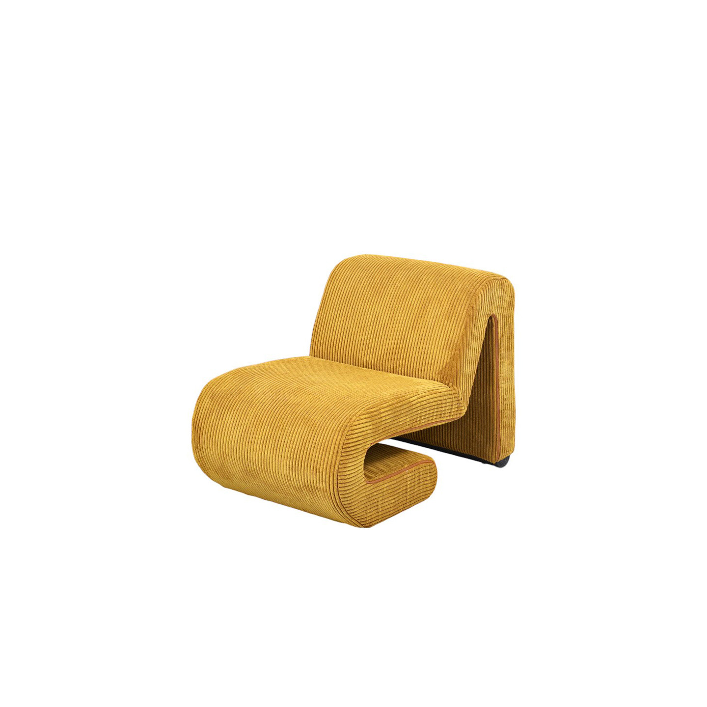 Fauteuil velours design A35, 3 coloris Drimmer
