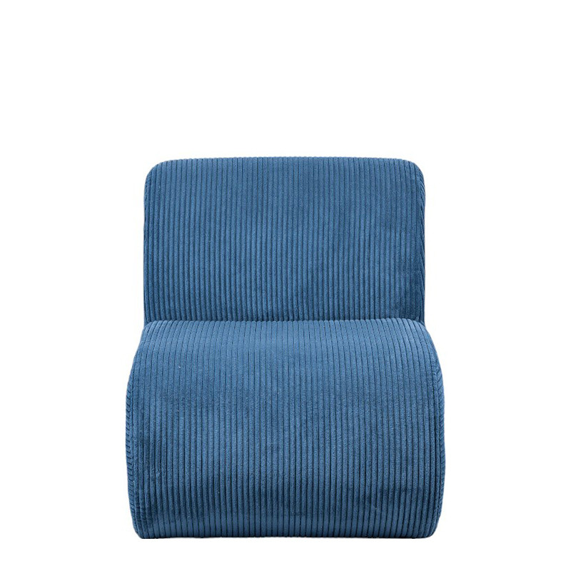 Fauteuil velours design A35, 3 coloris Drimmer