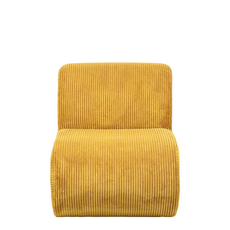 Fauteuil velours design A35, 3 coloris Drimmer