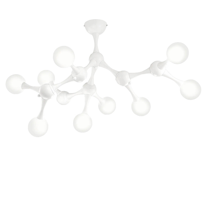 Plafonnier original NODINO BLANC, 9 lumières Ideal Lux