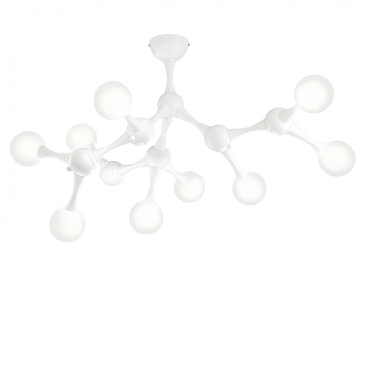 Plafonnier original NODINO BLANC, 9 lumières Ideal Lux