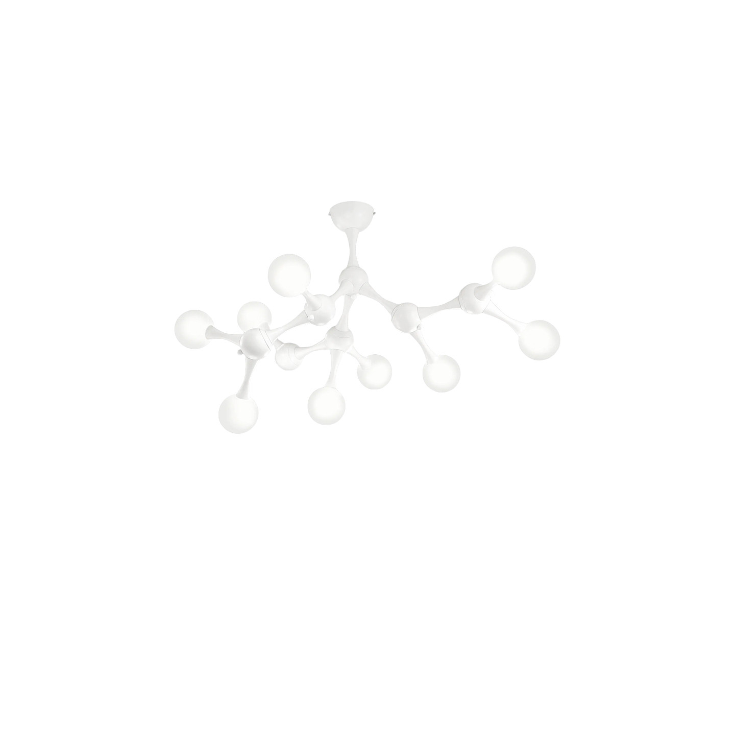 Plafonnier original NODINO BLANC, 9 lumières Ideal Lux