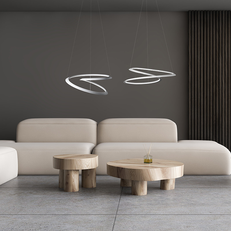 Suspension circulaire KEPLER PETITE, 3 coloris Nemo Lighting