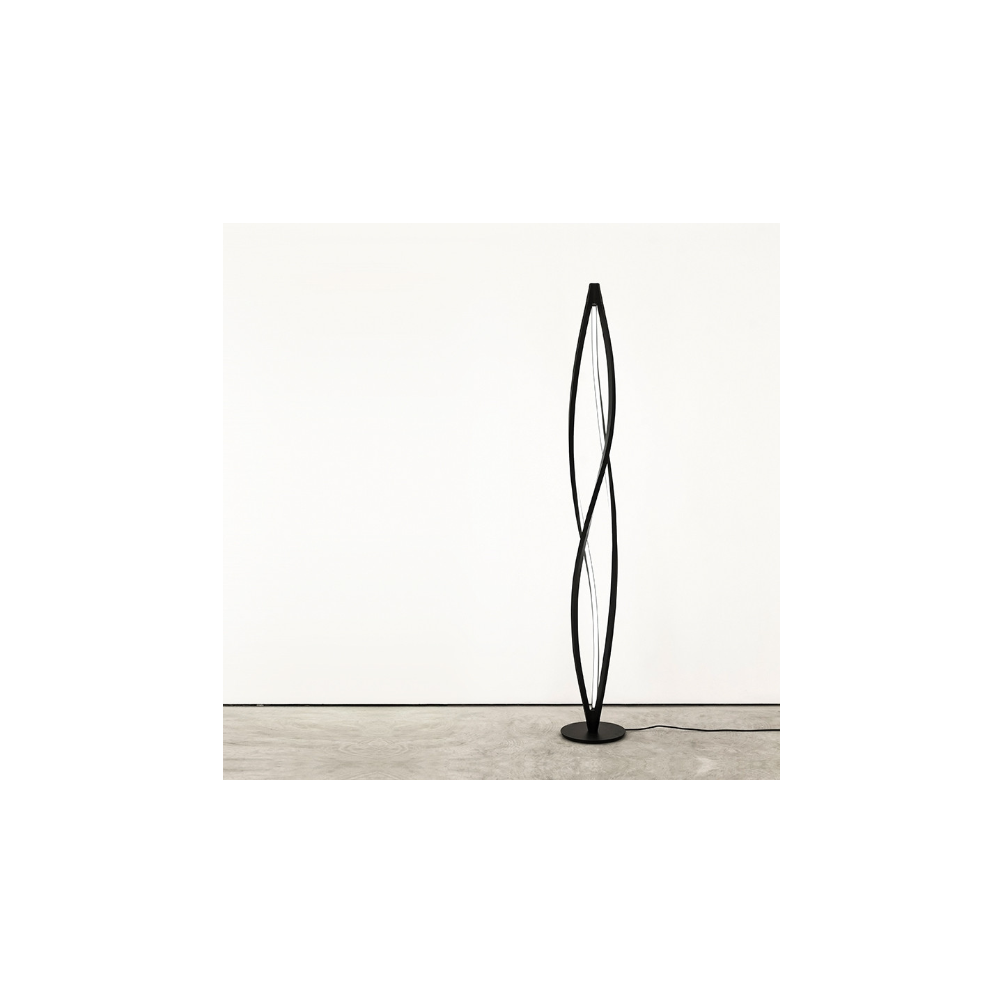 Lampadaire design IN THE WIND, noir ou titane gris Nemo Lighting