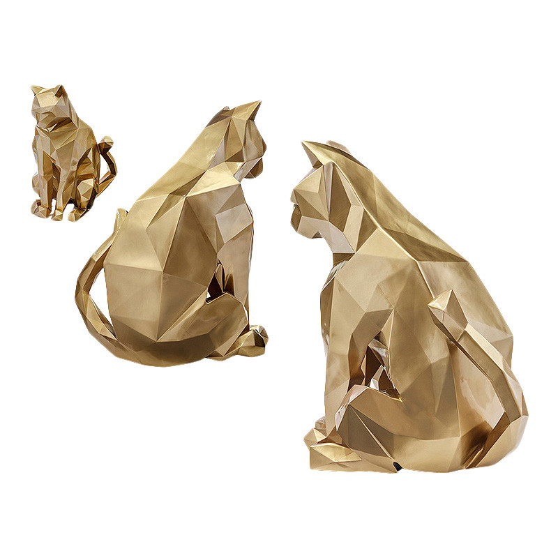 Sculpture chat design FUTURE CAT OR Schuller Valencia