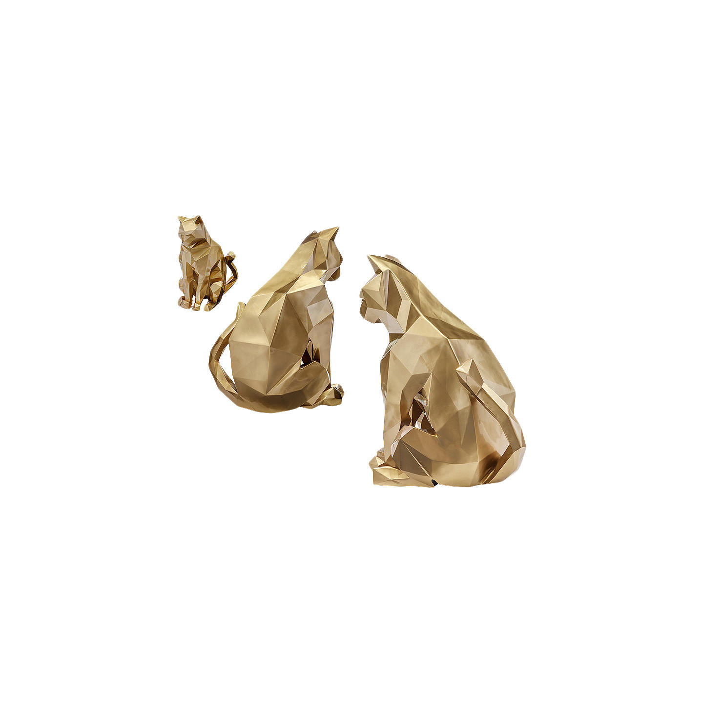 Sculpture chat design FUTURE CAT OR Schuller Valencia