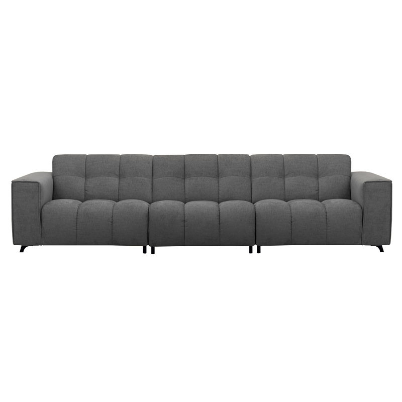Canapé design contemporain ROCK, tissu Eton en 10 coloris Vilmers