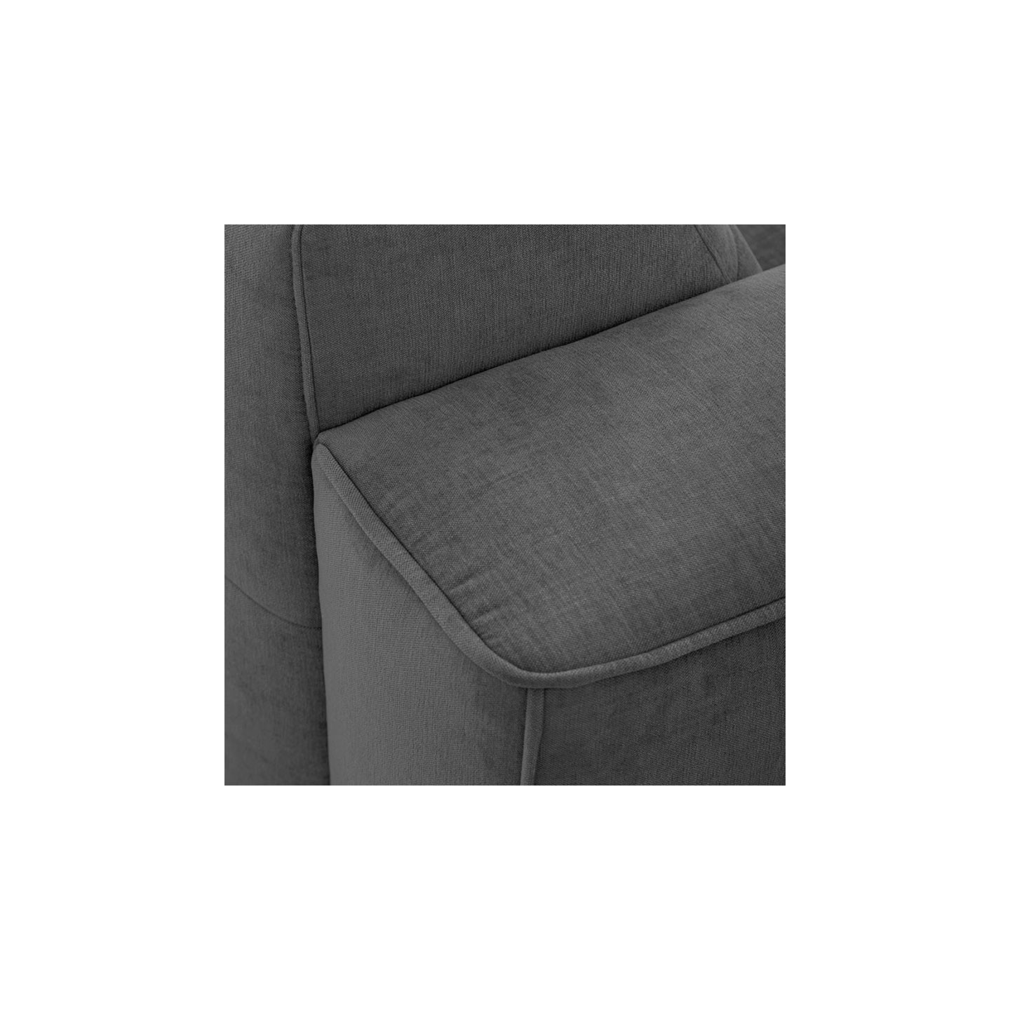 Canapé design contemporain ROCK, tissu Eton en 10 coloris Vilmers