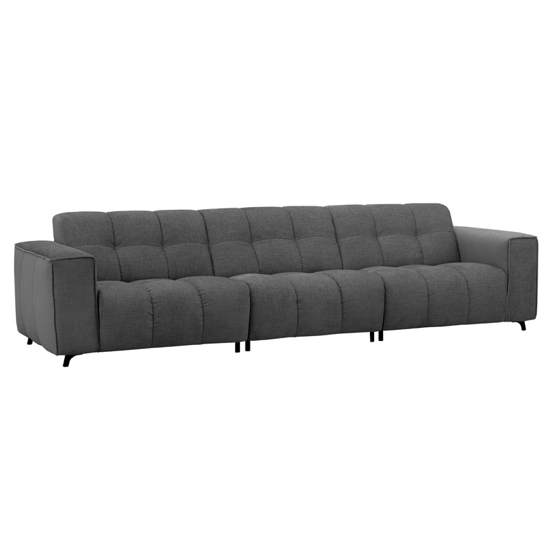 Canapé design contemporain ROCK, tissu Eton en 10 coloris Vilmers
