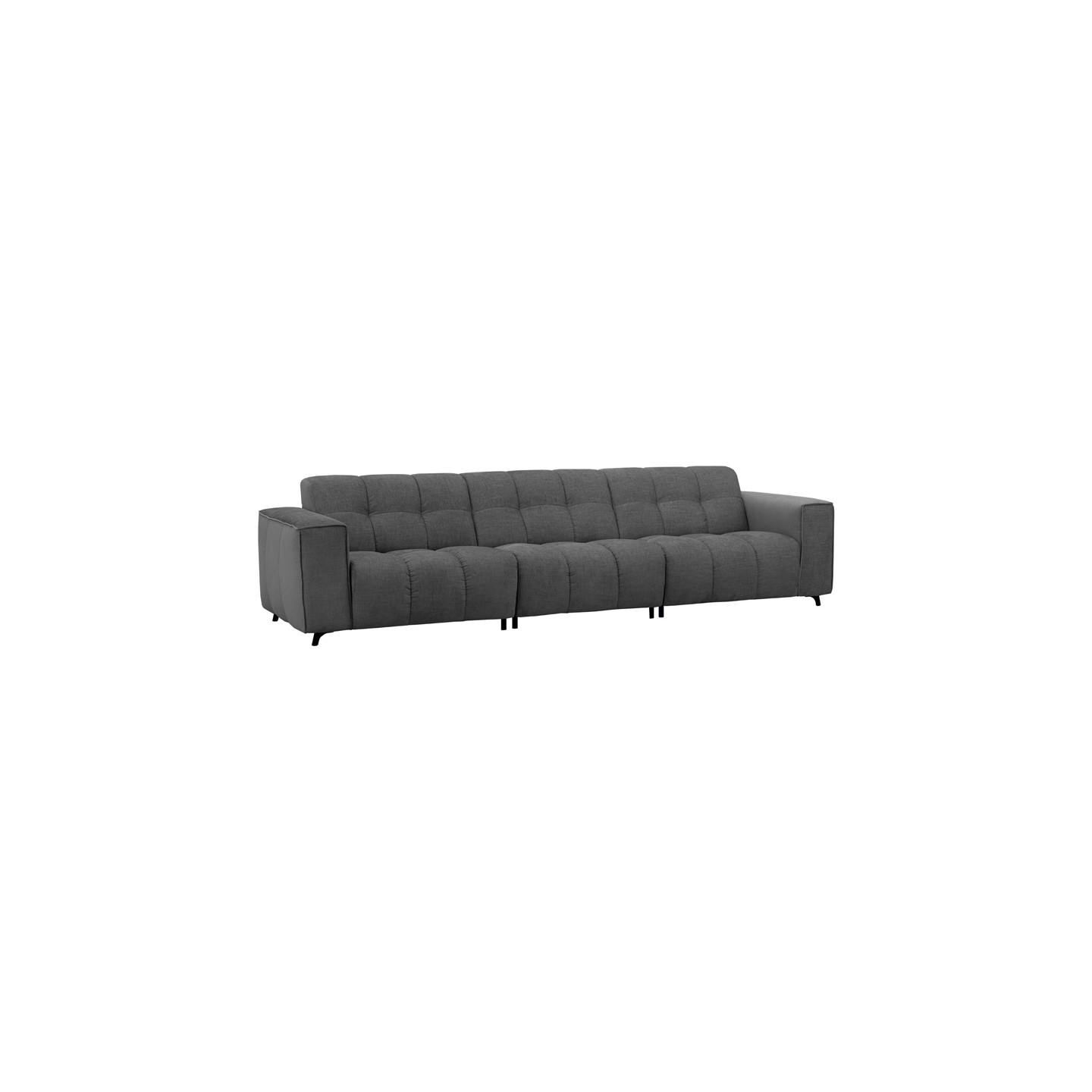 Canapé design contemporain ROCK, tissu Eton en 10 coloris Vilmers