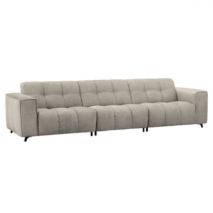 Canapé design contemporain ROCK, tissu Eton en 10 coloris Vilmers