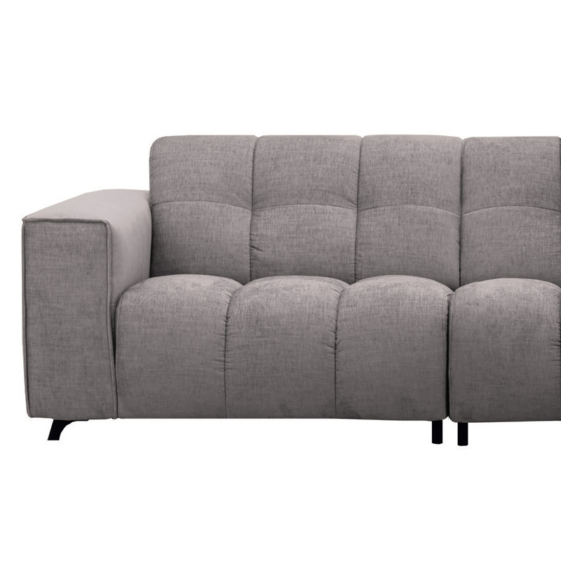 Canapé design contemporain ROCK, tissu Eton en 10 coloris Vilmers