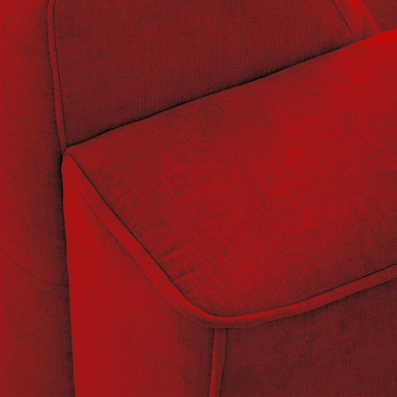 Canapé design contemporain ROCK, tissu Eton en 10 coloris Vilmers