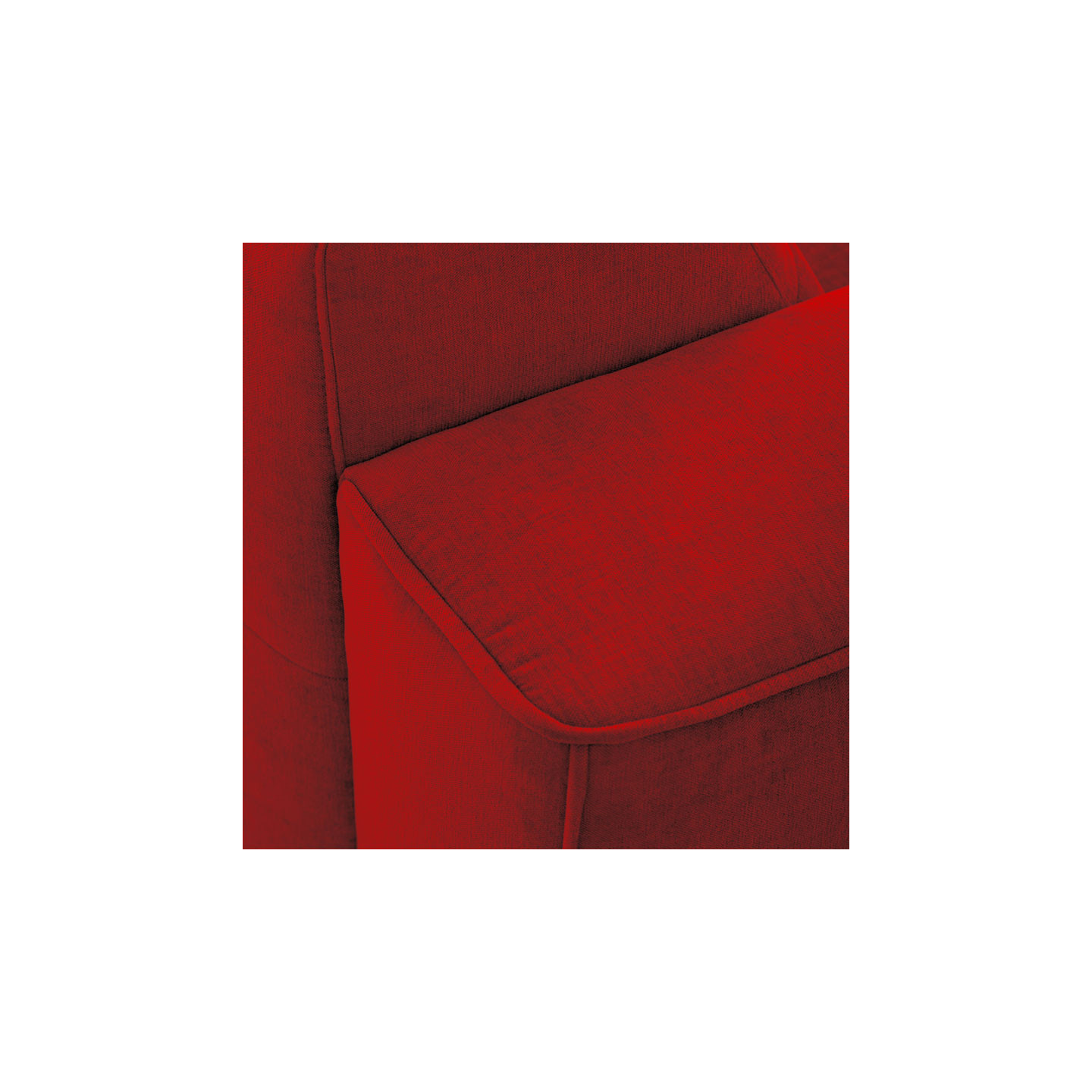 Canapé design contemporain ROCK, tissu Eton en 10 coloris Vilmers