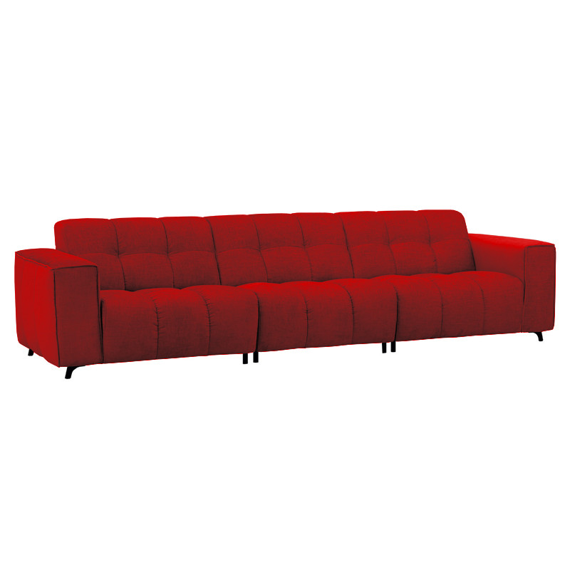 Canapé design contemporain ROCK, tissu Eton en 10 coloris Vilmers