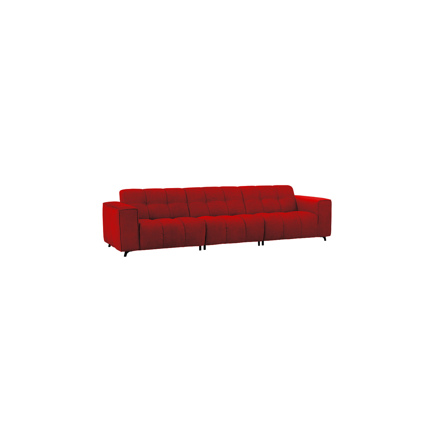 Canapé design contemporain ROCK, tissu Eton en 10 coloris Vilmers